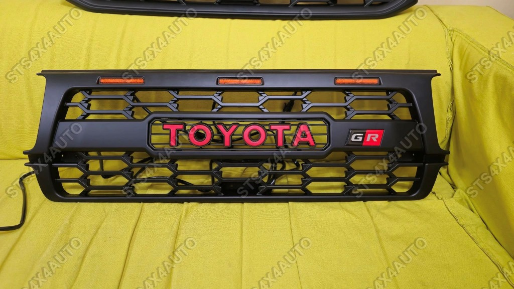GRILA FATA CU LED PENTRU TOYOTA LAND CRUISER FJ80 1990-1997 MB [GR LOOK]