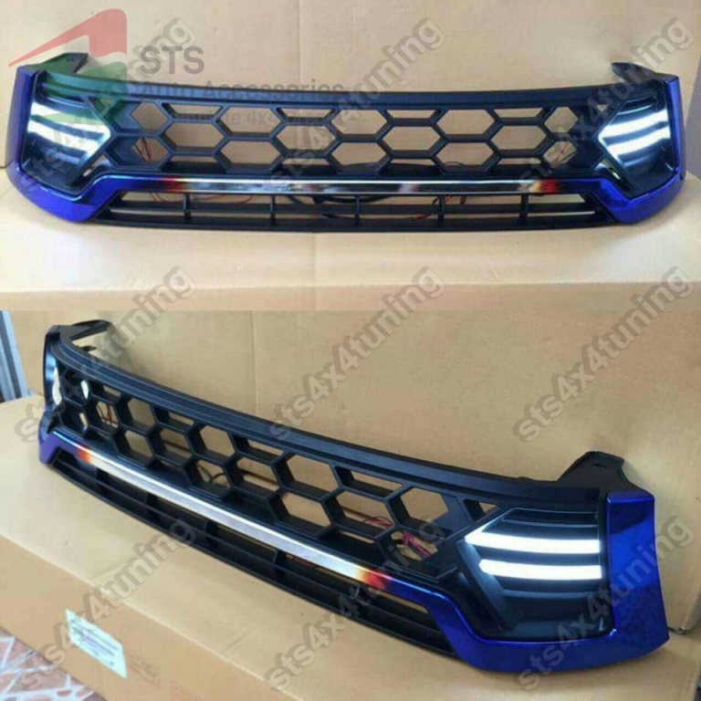 GRILA FATA CU LED TOYOTA HILUX REVO 2016-2017 TITANIUM[V18]