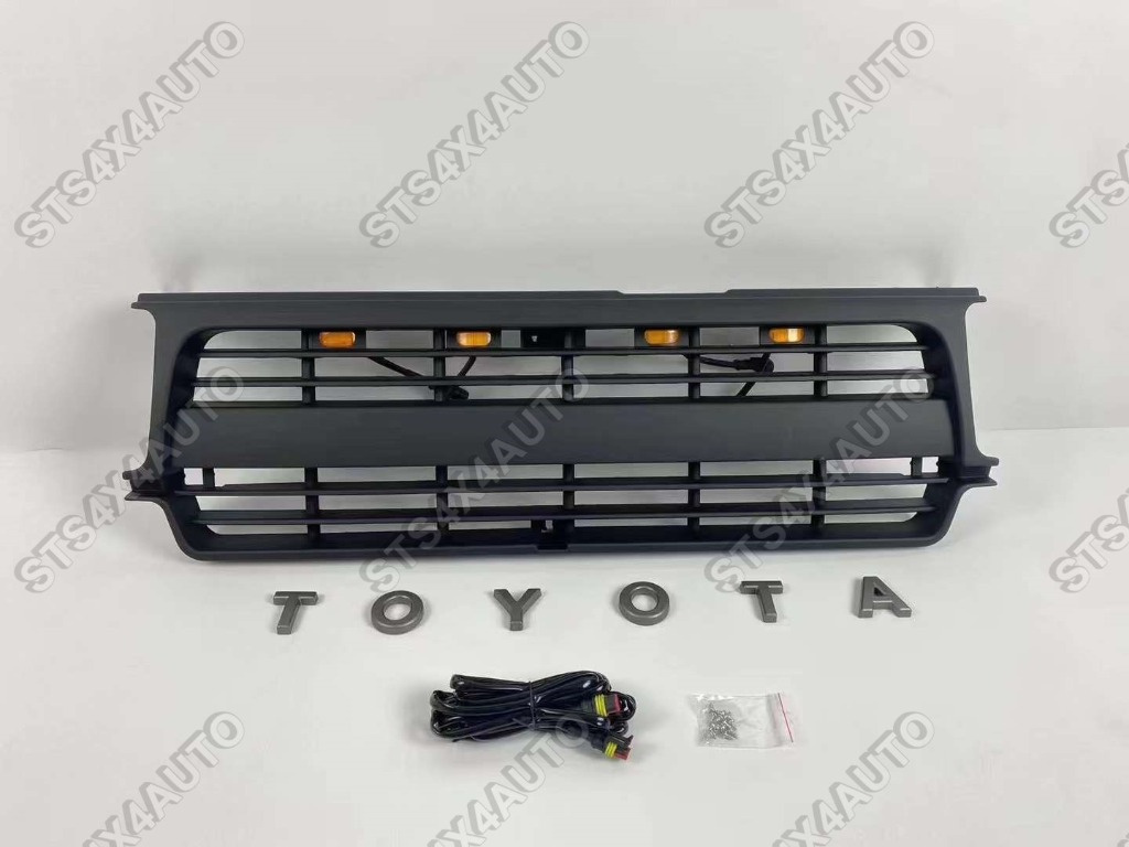 GRILA FATA CU LED TOYOTA LAND CRUISER FJ80 1990-1997 BK [V2]