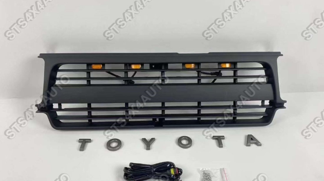 GRILA FATA CU LED TOYOTA LAND CRUISER FJ80 1990-1997 BK [V2]