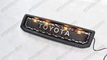 GRILA FATA CU LED TOYOTA LAND CRUISER PRADO FJ120 ...