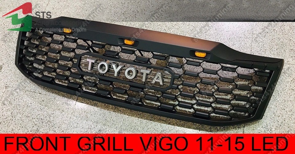 GRILA FATA CU LEDTOYOTA HILUX VIGO 2012-2016 BK [V6]