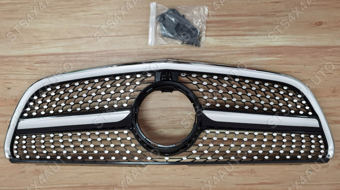 GRILA FATA CU RAME CROM MERCEDES VITO 2015-2020 BK [DIAMOND LOOK] [V2]