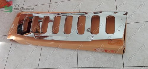 GRILA FATA DIN CROM NISSAN NAVARA D40 2006-2010 [HUMMER DESIGN]