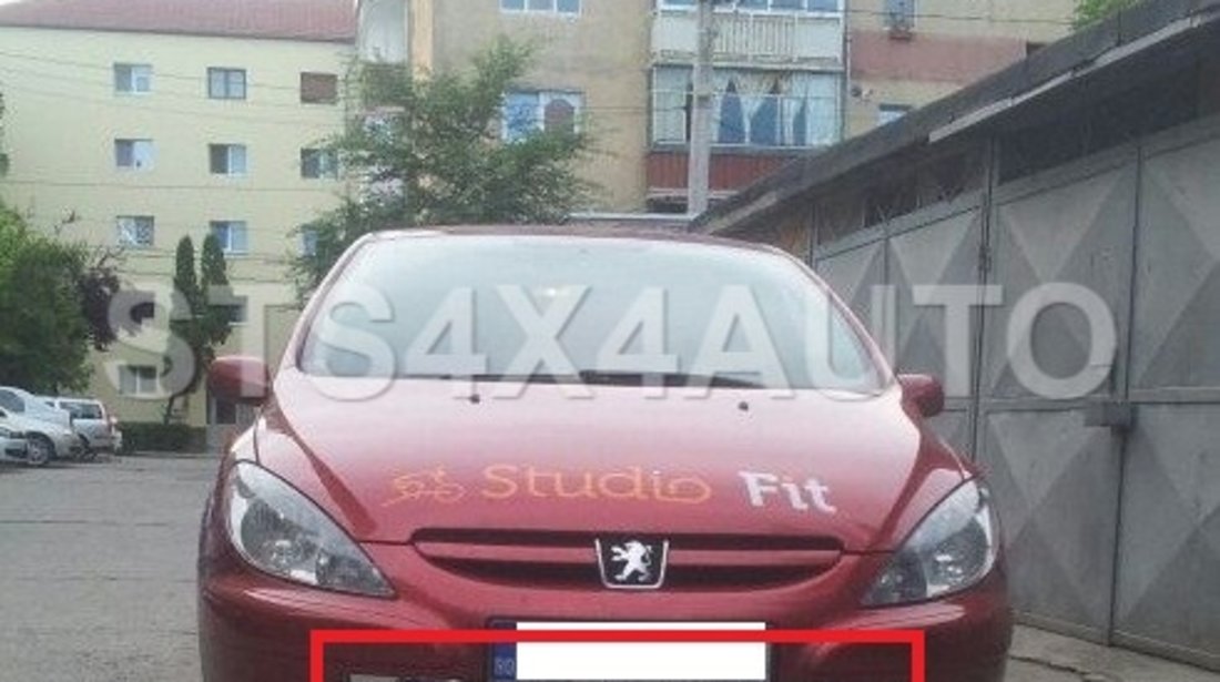 GRILA FATA DIN CROM PEUGEOT 307 2001-2005 CU PROIECTOARE