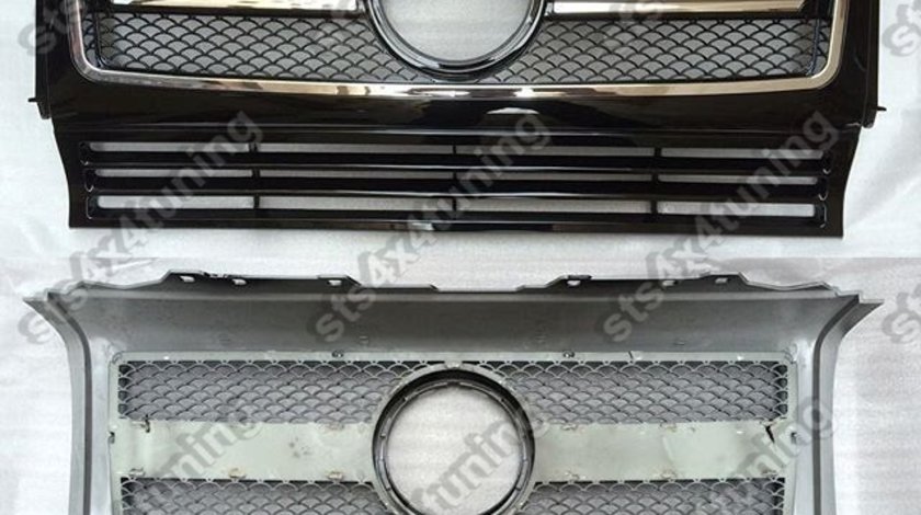 GRILA FATA G63 DESIGN MERCEDES G-CLASS W463 1989-2012 NEGRE