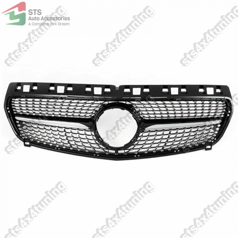 GRILA FATA MERCEDES A-CLASS W176 2012-2015 BK [DIAMOND LOOK]