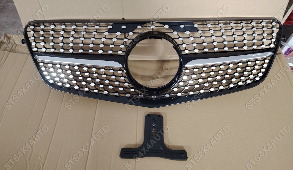 GRILA FATA MERCEDES E-CLASS W212 2009-2013 BK [DIAMOND LOOK]