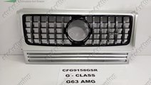 GRILA FATA MERCEDES G-CLASS W463 1989-2017 SLV[201...