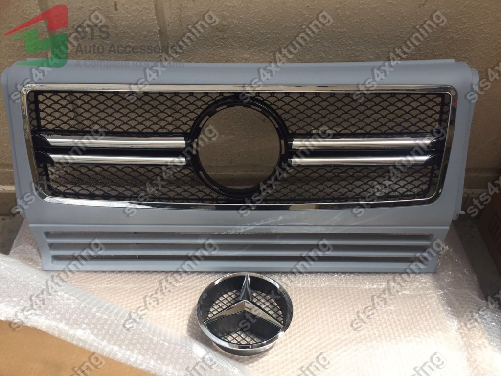GRILA FATA MERCEDES G-CLASS W463 G63-DESIGN [PRIMED]