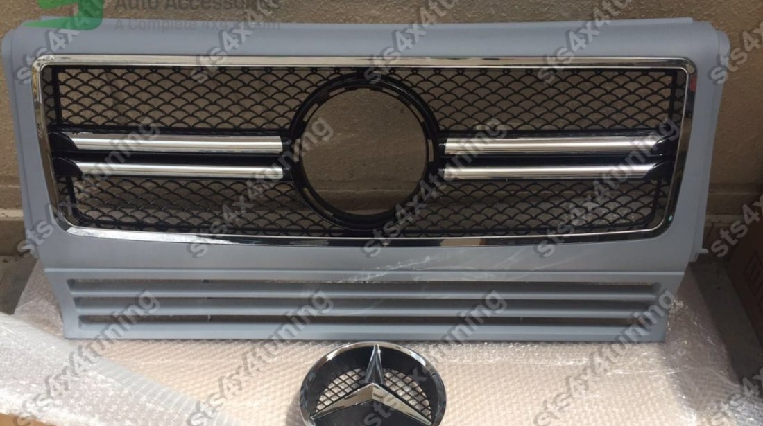 GRILA FATA MERCEDES G-CLASS W463 G63-DESIGN [PRIMED]