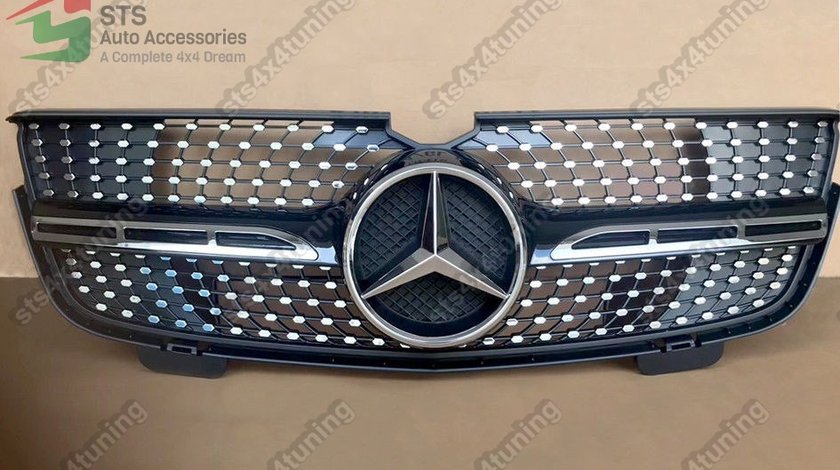 GRILA FATA MERCEDES GL-CLASS X164 2007-2012 [DIAMOND LOOK]