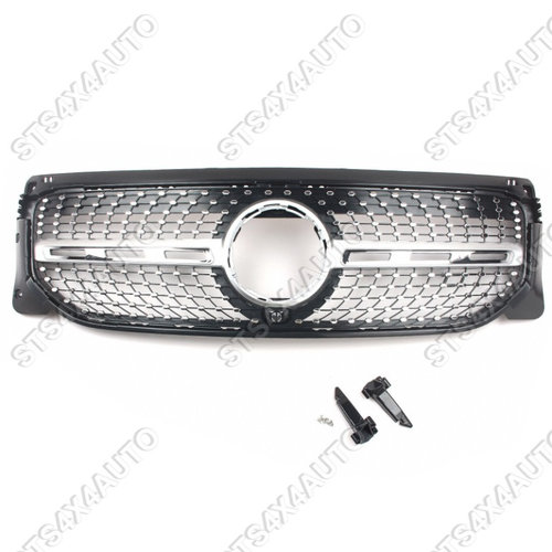 GRILA FATA MERCEDES GLB-CLASS X247 2020-2023 SUV SLV [DIAMOND LOOK]
