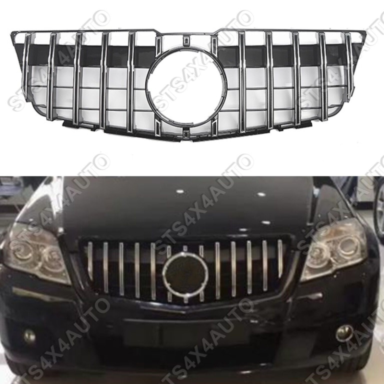 GRILA FATA MERCEDES GLK X204 2008-2012 SLV [GT LOOK]