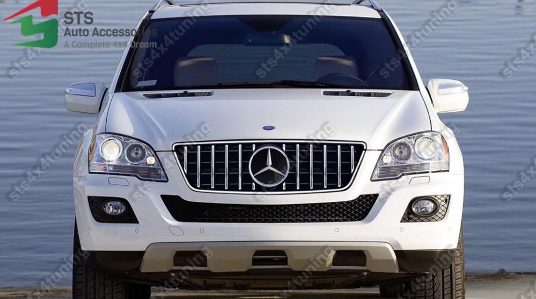 GRILA FATA MERCEDES M-CLASS W164 2009-2011 SLV [GT-LOOK]