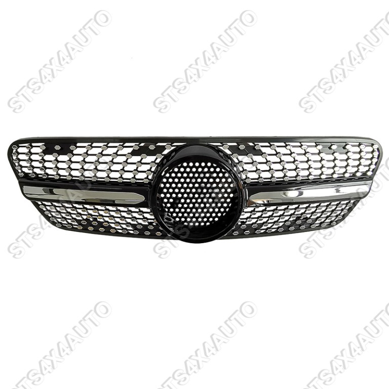 GRILA FATA MERCEDES ML W163 1998-2004 BK [DIAMOND LOOK]