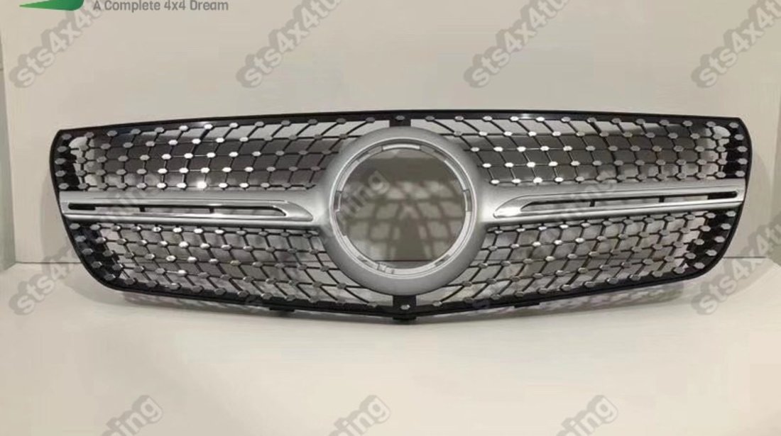 GRILA FATA MERCEDES V-CLASS VITO 2015-2020 SLV [DIAMOND LOOK]