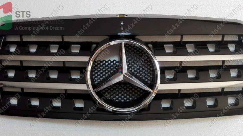 GRILA FATA MERCEDES W201/190 1983-1993 BK/CP [SPORT DESIGN]