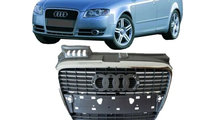 Grila Fata Radiator Audi A4 B7 2005 2006 2007 Cu B...