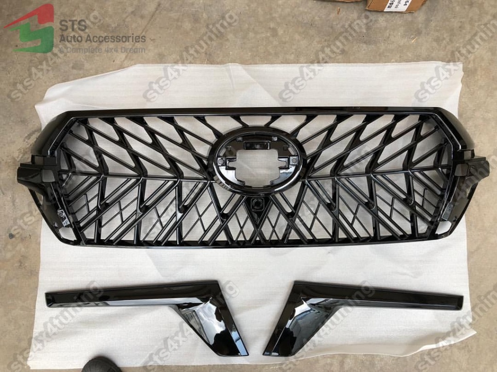 GRILA FATA TOYOTA LAND CRUISER FJ200 2016-2019 BK [2018 TRD LOOK]