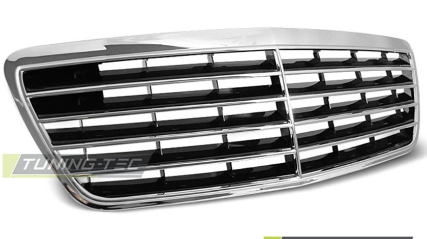 Grila Grile Crom look compatibila MERCEDES W210 E-KLASA 06.99-03.02