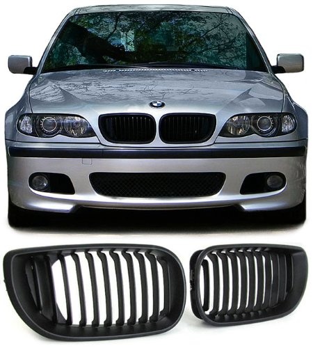 Grila Grile Fata Bmw E46 LCI FACELIFT 2001-2005 Touring M3 Negru Mat ⭐⭐⭐⭐⭐