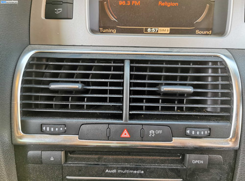 Grila Grile Gura Guri Aer Aerisire Ventilatie Bord Centrala Audi Q7 4L 2007 - 2015 [K7138]