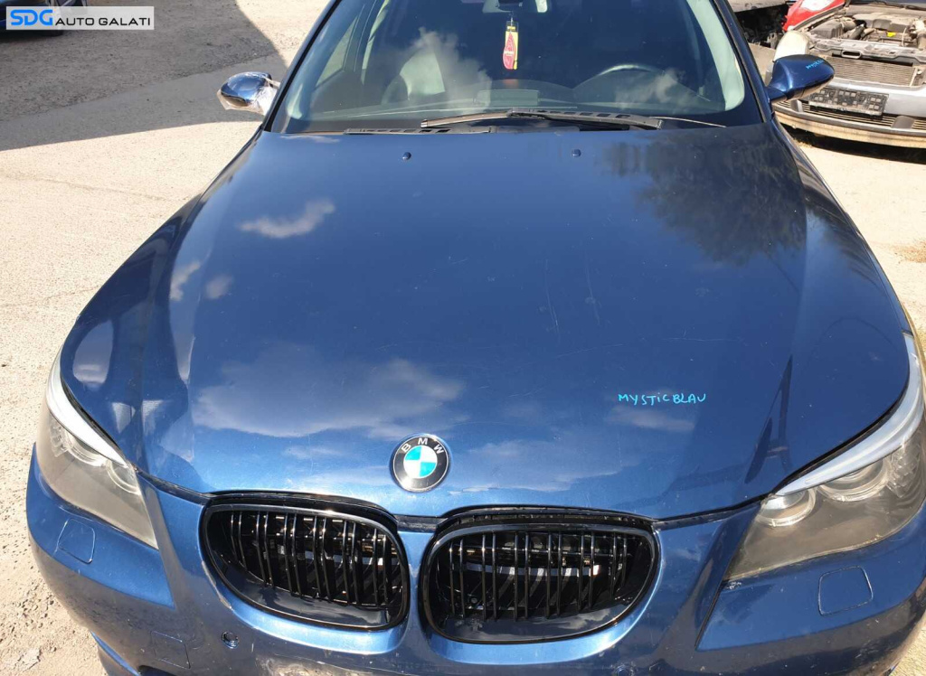 Grila Grile Nara Nari de pe Bara Spoiler Fata BMW Seria 5 E60 E61 2003 - 2010 Culoare Mysticblau Metallic A07/5 [C1208]