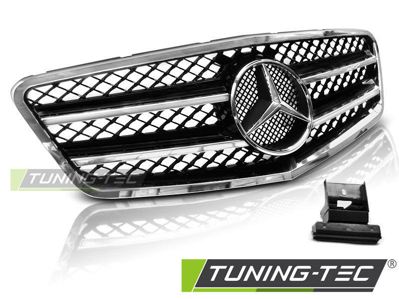 Grila Grile SPORT BLACK Crom look compatibila MERCEDES W212 09-13