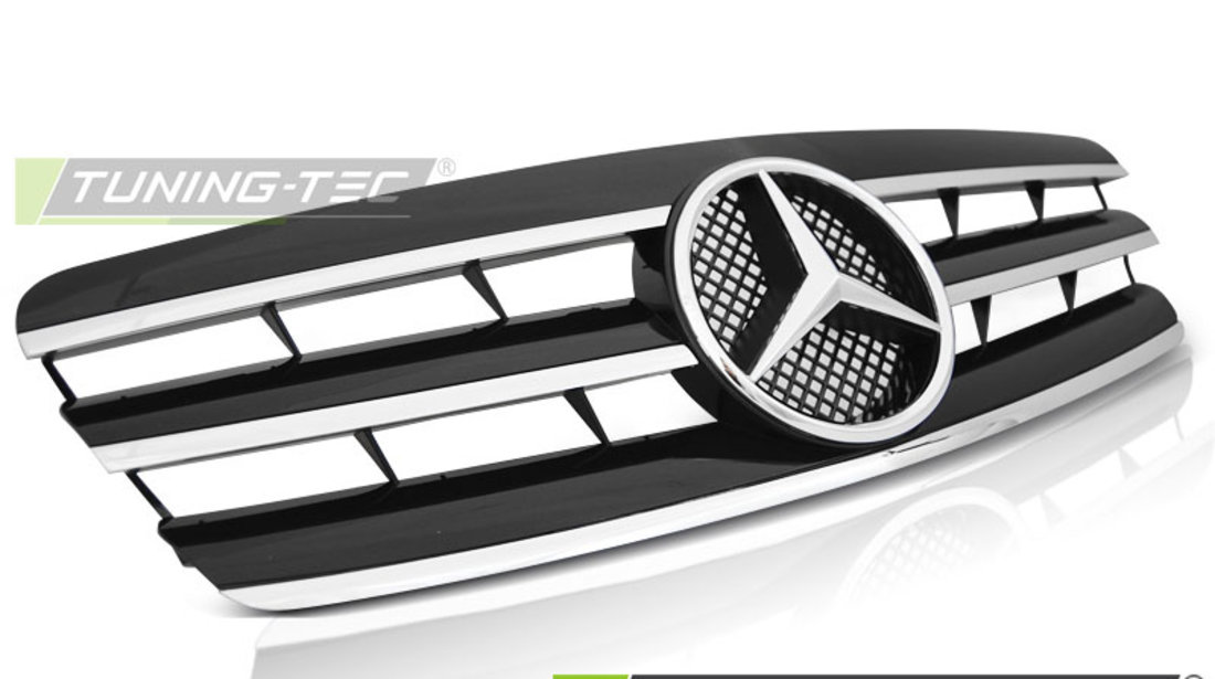 Grila Grile SPORT BLACK Crom look compatibila MERCEDES W203 00-07