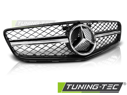 Grila Grile SPORT Negru Lucios Crom look compatibila MERCEDES W204 07-14