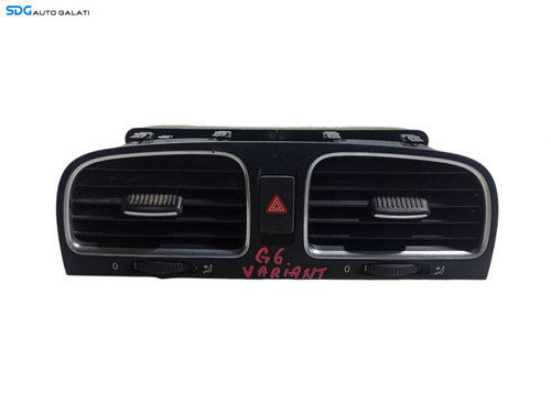 Grila Grile Ventilatie Aerisire Centrala Volkswagen Golf 6 2008 - 2013 Cod 5K0815735D 5K0815736D [L6...