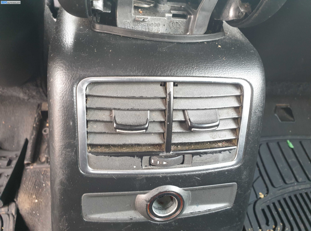 Grila Gura Aer Ventilatie Aerisire Consola Spate Cotiera Audi A6 C6 2004 - 2011 [K1924]