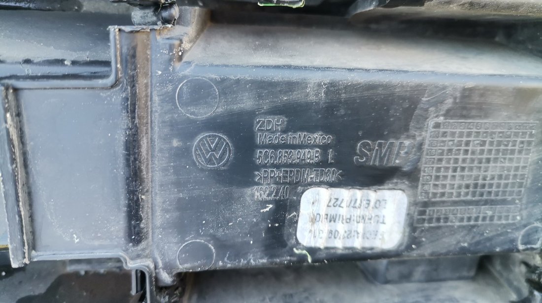 Grila inferioara bara fata VW Jetta (2014-2017) cod 5C6853671P