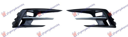GRILA LAT. BARA FATA NEGRU LUCIOS/CROMAT (CU ORIF. PROIECTOR CEATA) (SET) RENAULT MEGANE H/B-SW 2019...