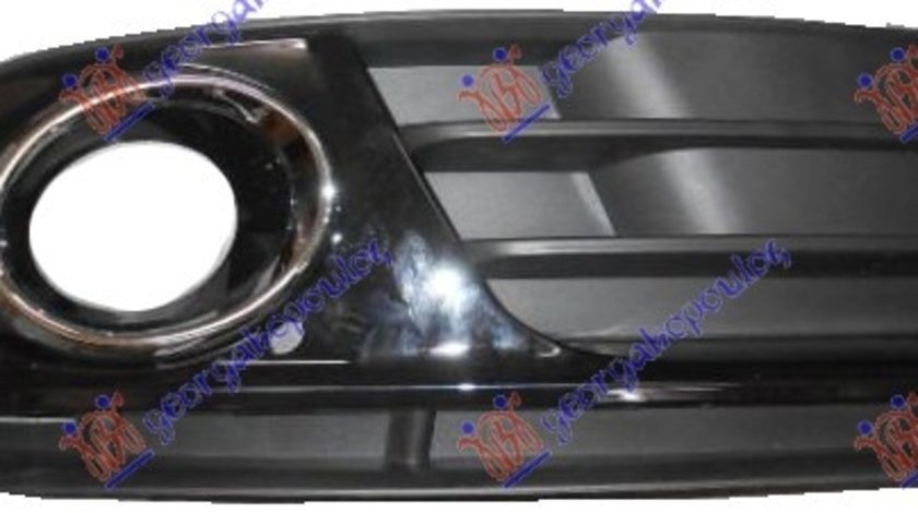 Grila Laterala Bara Fata Grunduita Cromata Dreapta Audi Q5 2012 2013 2014 2015 2016