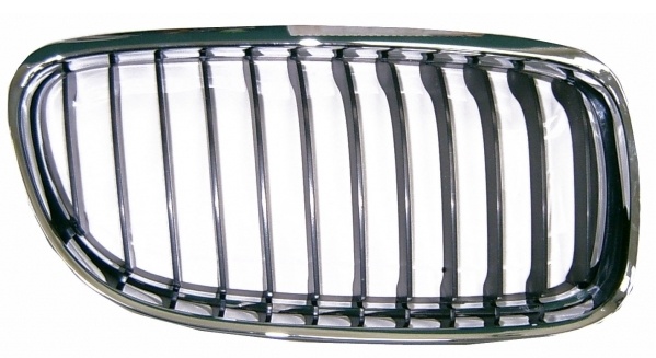 Grila laterala crom/gri inchis dreapta BMW Seria 3 E90/91 Sedan 08/12