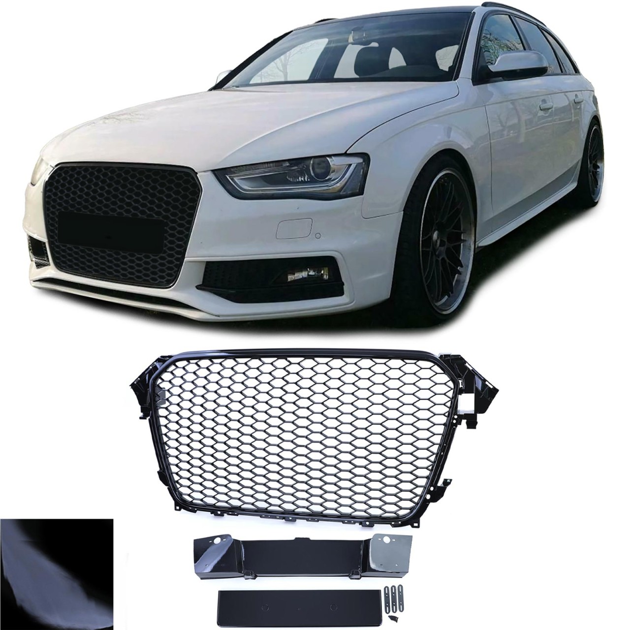 Grila lucioasa Audi A4 B8 8K Facelift (2011-15)