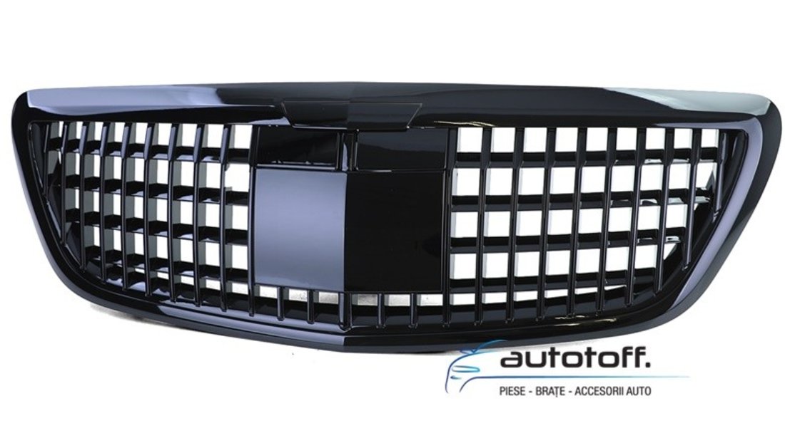 Grila MAYBACH Mercedes W222 S-Class (13-20) Negru lucios