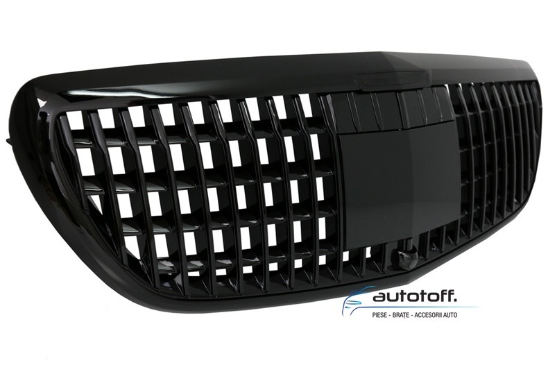 Grila MBH Mercedes E-Class W213 S213 C238 A238 (16-19) Negru lucios
