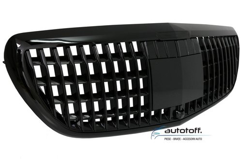 Grila MBH Mercedes E-Class W213 S213 C238 A238 (16-19) Negru lucios