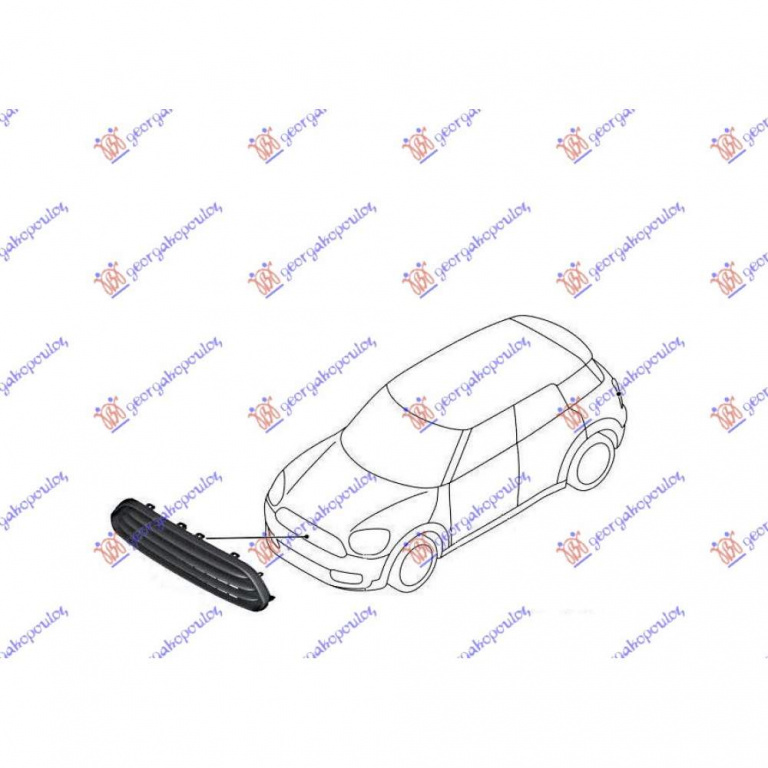 Grila - Mercedes A Class (W169) 2004 , A1698801683