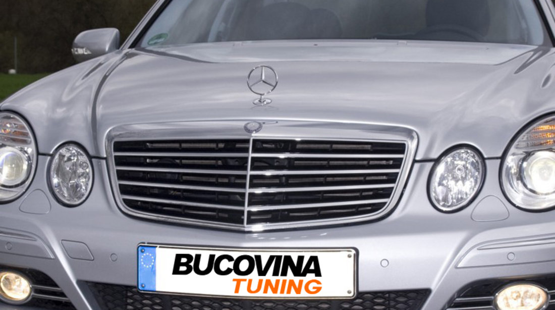 GRILA MERCEDES BENZ E CLASS W211 FACELIFT (2006-2009)