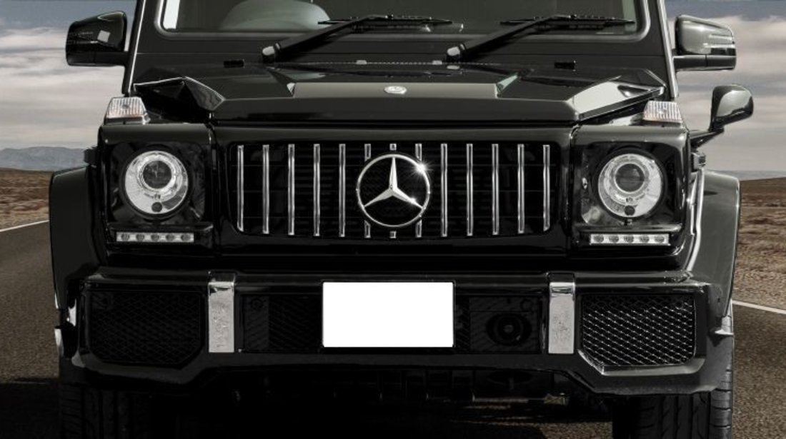 Grila Mercedes Benz G class W463 Model GTR  Silver  - 1990-2017