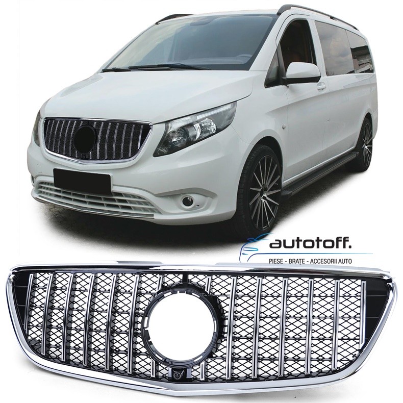 Grila Mercedes Vito W447 (15-18) Chrome GT Panamericana