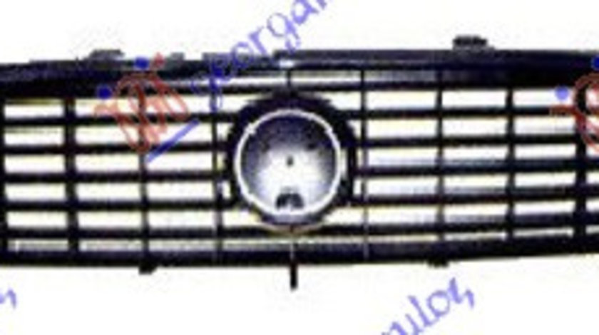 Grila Neagra Radiator Rama Cromata Fiat Linea 2007-2008-2009-2010-2011-2012-2013