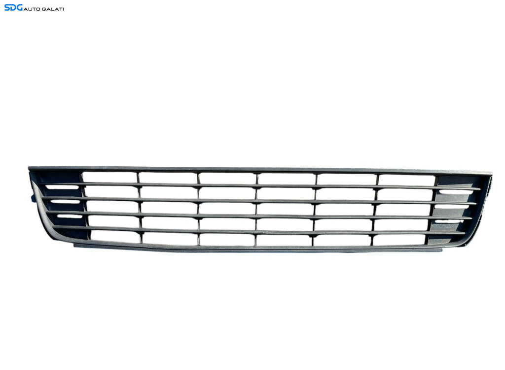 Grila Ornament Plastic Central Inferior de pe Bara Spoiler Fata Volkswagen Touran 1T3 2010 - 2015 Cod 1T0853677C [B3826-1]