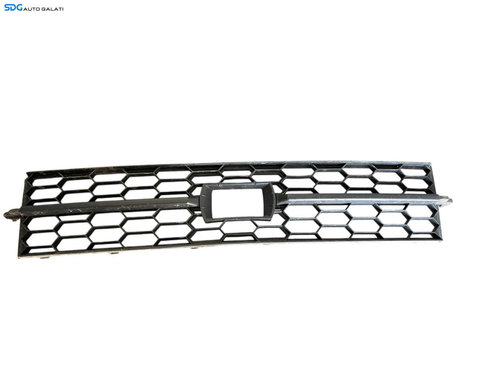 Grila Ornament Plastic de pe Bara Spoiler Fata Modelul cu Radar Distronic Skoda Octavia 3 Non Faceli...