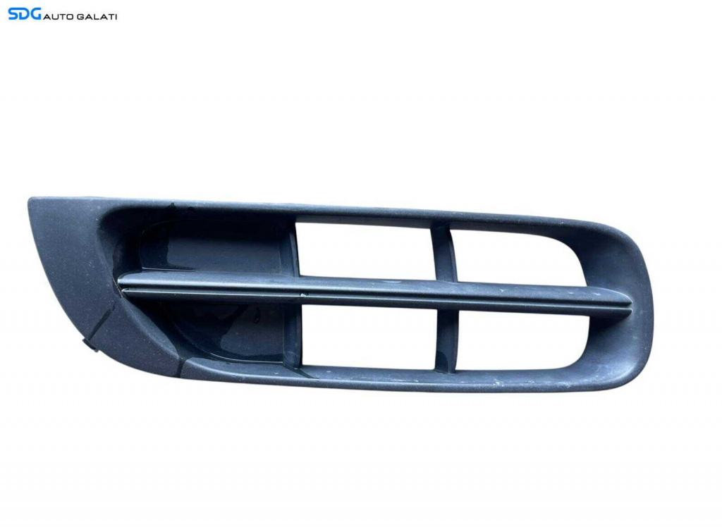 Grila Ornament Plastic Dreapta din Bara Spoiler Fata Skoda Fabia 2 2007 - 2014 Cod 5J0807368 [B4491]