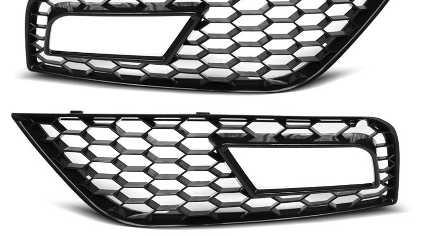 Grila Proiector Audi A4 (B8) 2011-2015 Negru model RS-Style